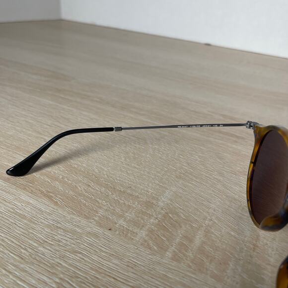Ray-Ban RB2447 1158/R5 Sunglasses READ Round Fleck Spotted Blue Havana 49-21-145 - Picture 4 of 10